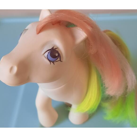 Vintage G1 My Little Pony Confetti Rainbow Hair Cut TLC Hasbro MLP Rare HTF - Picture 1 of 6